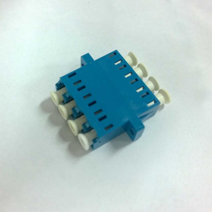 Quadruplique a cor Singlemode do azul do adaptador da fibra ótica do LC UPC de 4 núcleos