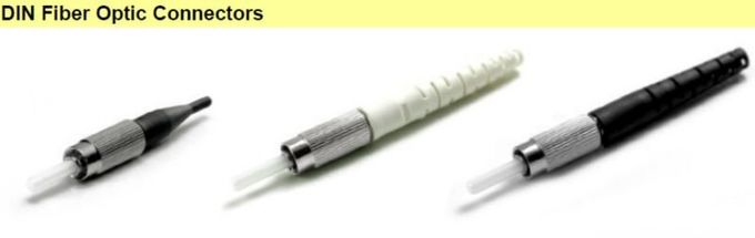Forma circular dos conectores da fibra do único modo do RUÍDO para a rede de FTTH
