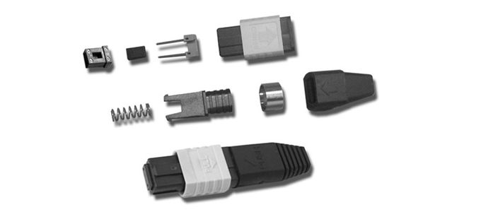 Conector 50/125um Singlemode da fibra ótica MPO MTP com virola Endface do PC