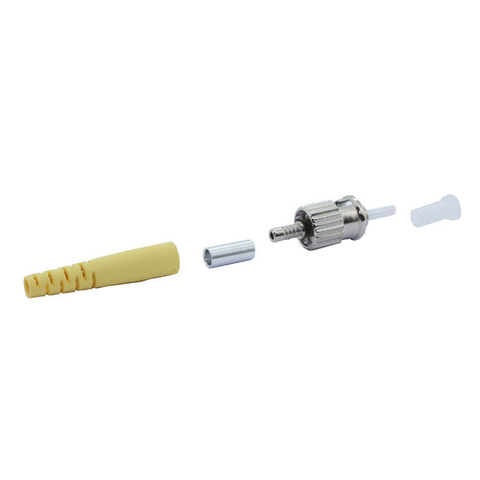 Único St do núcleo/bota amarela dos conectores 2.0mm fibra ótica do Upc, padrão de ROHS IS0