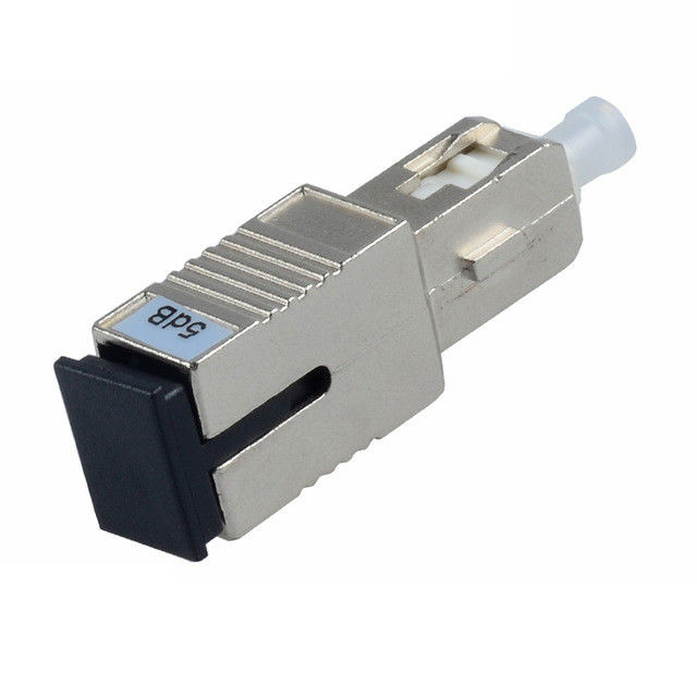 Homem - único núcleo 1 do atenuador fêmea da fibra ótica - 30dB com material do metal