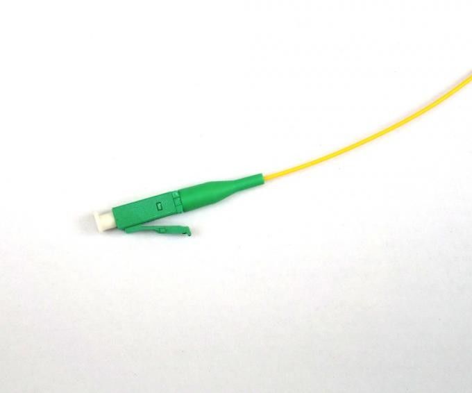 TranÃ§a da fibra Ã³tica de G.652D LC APC, 2 milÃ­metros perda de inserÃ§Ã£o do cabo de remendo da fibra Ã³tica de baixa