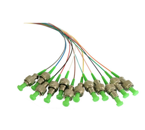Trança Singlemode FC/APC 2.0mm da fibra ótica de 12 núcleos 1M para o sistema de FTTH