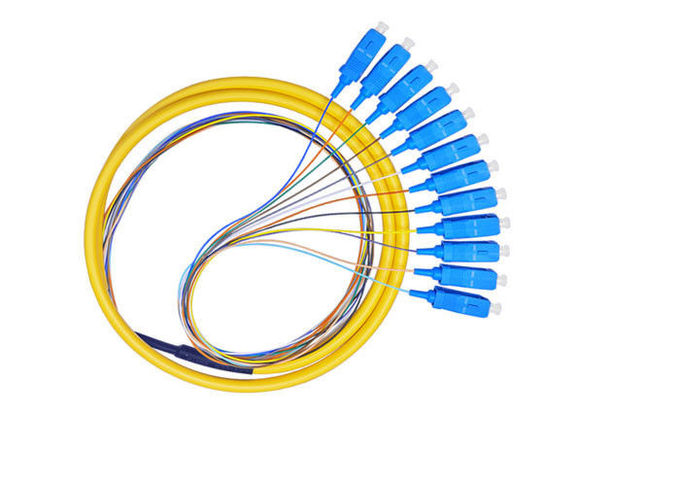 Comprimento de onda da trança 1310/1550nm da fibra ótica profissional do SC/UPC para a rede local