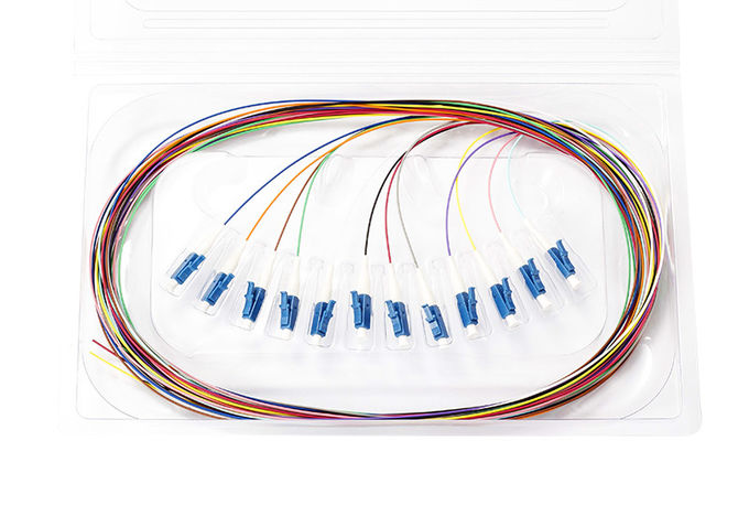 Revestimento alto do amarelo LSZH do cabo de fibra ótica da trança do LC UPC da credibilidade para fora