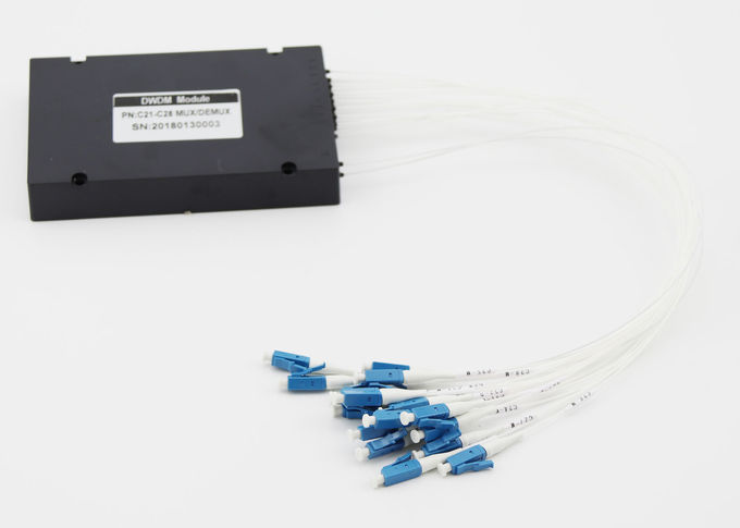Perda de inserção dos canais centrais exatos altos do comprimento de onda 8 do Multiplexer de DWDM baixa