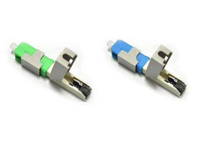 Verde rápido 55mm do conector da fibra ótica da parte superior/parafuso para os cabos pendentes de FTTH