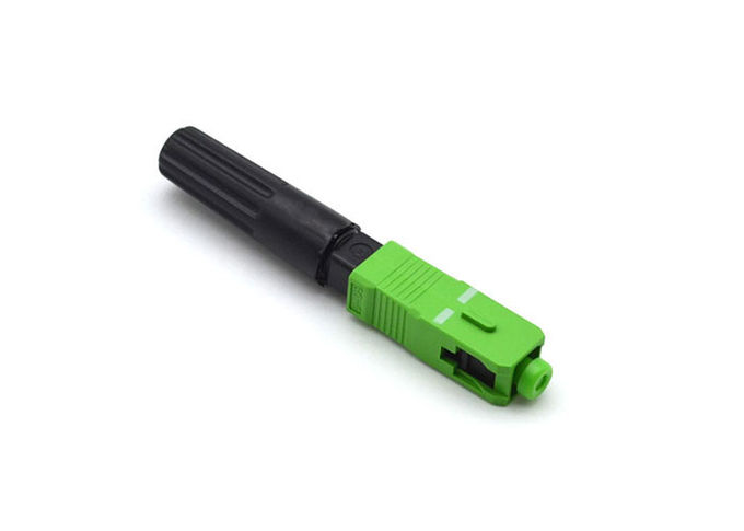 Conector rápido da fibra ótica do cabo pendente de FTTH pre - 50mm lustrados fez no local
