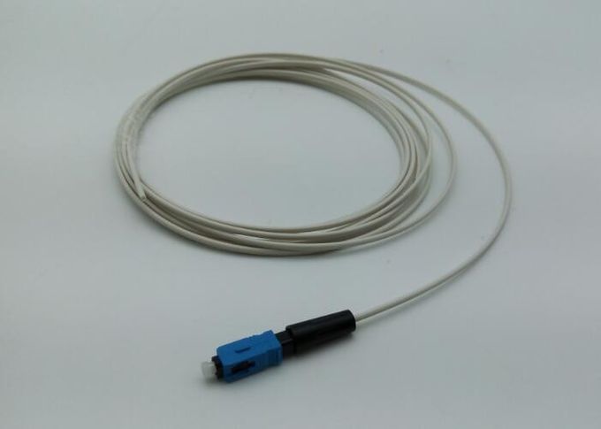 conectores azuis lustrados da fibra do único modo do conector da fibra ótica de 50mm pre - rapidamente