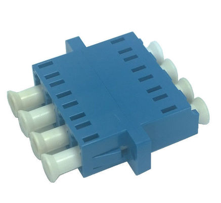 China Quadruplique o adaptador ótico do porto do LC UPC de 4 núcleos, adaptador desencapado da fibra do único modo fornecedor