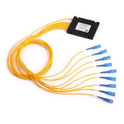 China Divisor ótico do sistema de comunicação ótica PLC, 1 divisor ótico ativo do × 8 fornecedor