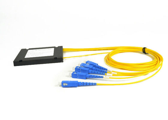 China Divisor do Plc do conector audio 1x4 do SC/UPC do divisor do PLC da fibra ótica para desenvolvimentos de FTT X fornecedor