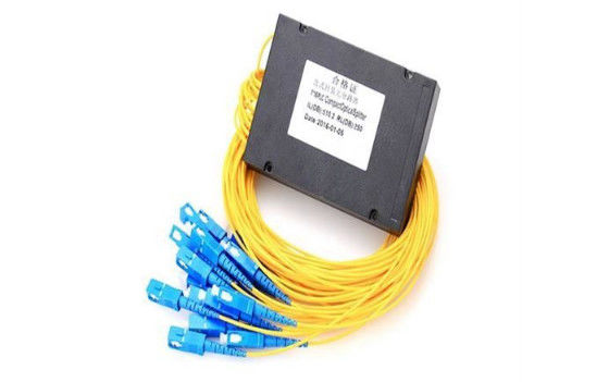 China 1 / 16 divisor do cabo ótico da maneira FTTH, pacote ótico da caixa do ABS do divisor do cabo para o equipamento de teste fornecedor