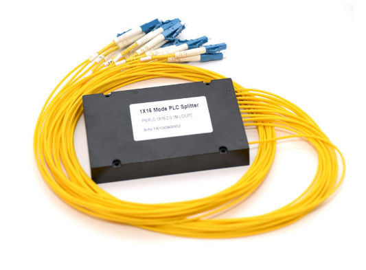 China Divisor 1 x do PLC da fibra ótica do Lc/Upc revestimento de PVC 16 1260 - comprimento de onda 1650nm fornecedor