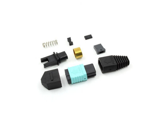 China 50 / conector da fibra de 125um Mtp Mpo, conector da fibra do Lc Lc da cara da extremidade da virola do PC fornecedor