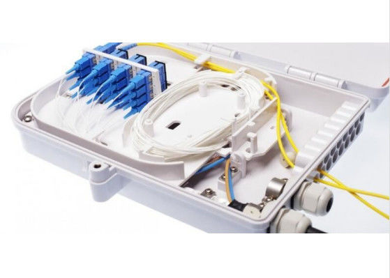 China Os ABS Waterproof o porto da caixa 16 da terminação da fibra ótica para a construção da rede de FTTX fornecedor