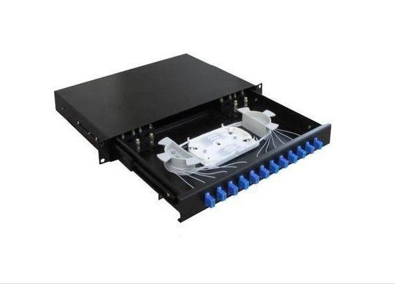 China Os ABS 24 movem a caixa de distribuição do acoplador ODF de FBT para o LAN/cabo MACILENTO a cor personalizada fornecedor