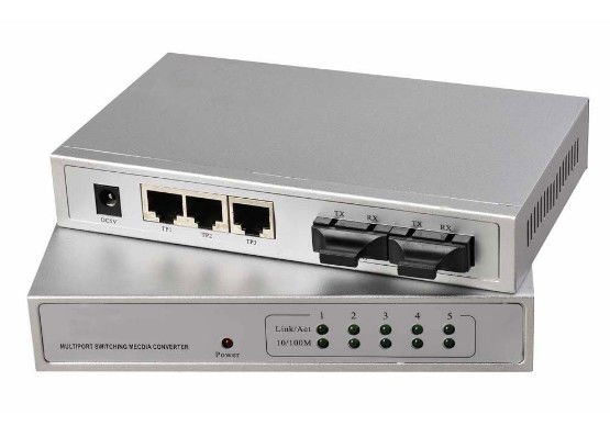 China Meio/completamente Duples RJ45 move o interruptor do cabo ótico, automóvel de 10/100M detecta o interruptor rápido dos ethernet fornecedor