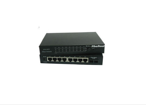 China 10M / porto protocolo rápido de CSMA do interruptor 8 da fibra ótica do gigabit de 100M UTP/CD fornecedor