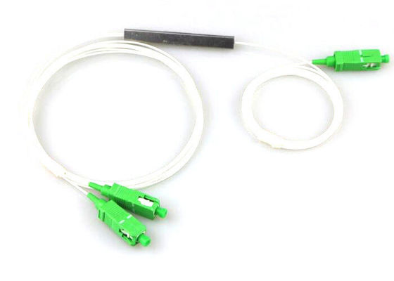 1 * 2 óticos passivos da uniformidade superior do divisor do PLC da fibra ótica 900um fornecedor