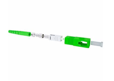Os conectores de cabo de fibra ótica do SC/APC SX DX, fibra cerâmica da virola da manutenção programada milímetro jejuam conector fornecedor