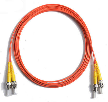 62.5 / Cabo de remendo alaranjado frente e verso da fibra ótica 125, 5Mtrs comprimento de onda PVC Lc ao cabo 1310nm da fibra do Sc/1550nm fornecedor