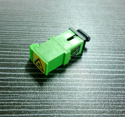 Adaptador da fibra ótica verde do SC/APC com perda de inserção do obturador do metal baixa fornecedor