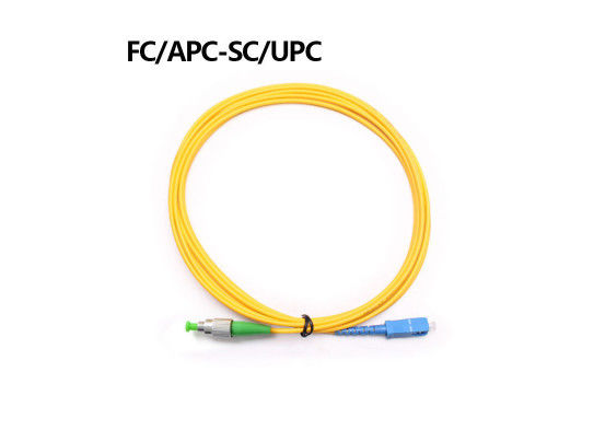 cabo de remendo do duplex do PVC de 3m, Sc do cabo de remendo da fibra a Lc - escala de funcionamento do Temp de 40 - 85 °C fornecedor