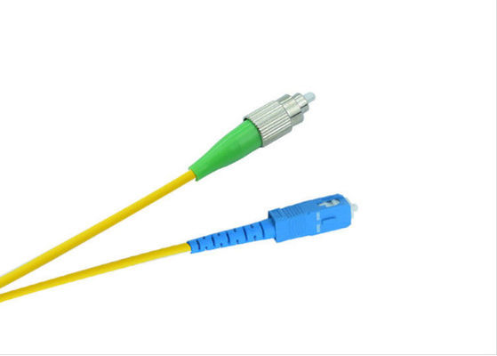 cabo de remendo do duplex do PVC de 3m, Sc do cabo de remendo da fibra a Lc - escala de funcionamento do Temp de 40 - 85 °C fornecedor