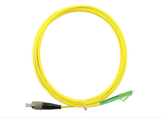 G652D LC/APC - cabo de remendo da fibra de FC/UPC Lc Lc, 9/125 cabos de remendo das tranças da fibra fornecedor