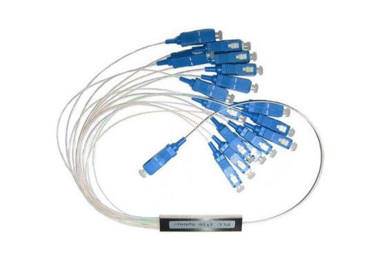 Divisor ótico de 1 x 64 Digitas, divisor passivo da fibra ótica com o conector do SC APC de 900μM fornecedor
