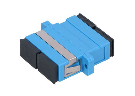 Sc frente e verso da fibra ao adaptador do Lc, adaptador do cabo ótico de Digitas do único modo com cor do azul da flange fornecedor