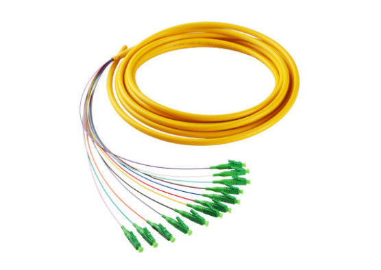Trança ótica de G652 FTTH, tipo tranças do conector do LC/APC da fibra do único modo fornecedor