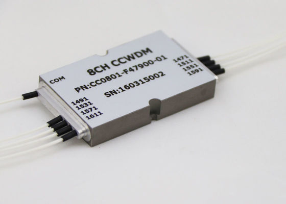 do demux ótico do mux de 1 x 8 CWDM tamanho compacto LC/conector do UPC tipo para o sistema de MUX/DEMUX fornecedor