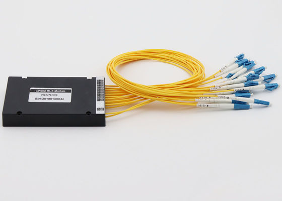 Confiança alta Mux Demux Cwdm, 4Ch/8Ch/18 módulo do Ch CWDM com conectores do LC fornecedor